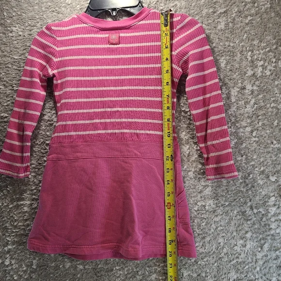 LILLY PULITZER Dress Girls 4 Striped Long Sleeve Striped Pockets Cotton READ - Picture 3 of 9
